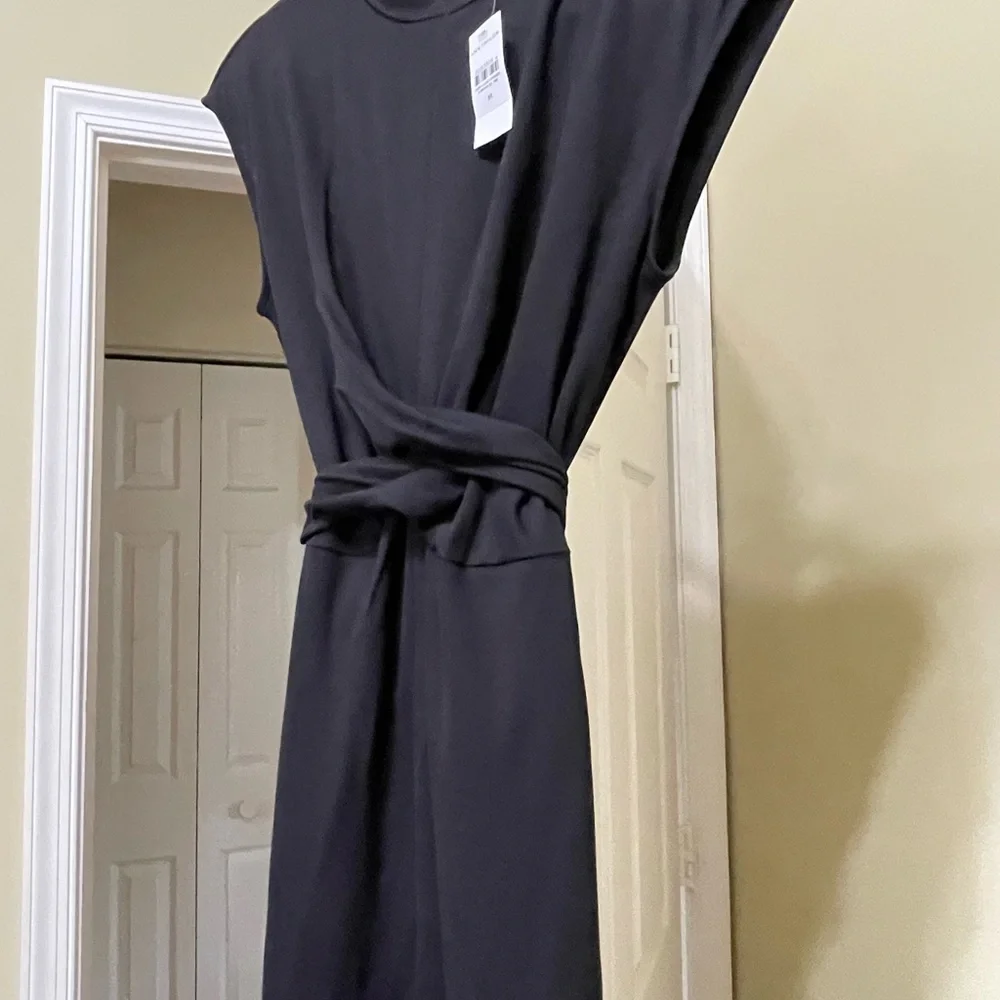 Ann Taylor Belted Mock Neck Dress, Size Medium, NWT! - Picture 3 of 6